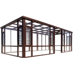 - Quality Customized Aluminum Greenhouse Sunroom Chinese Winter Garden with Multi - Season Use and Space - Saving Design Sunroom