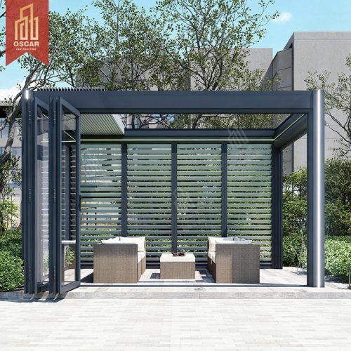 Roof Kits Garden Patio and Outdoor Spaces Adjustable Ventilation Stylish Design Outdoor Party Backyard Relaxation Picnic Pergola