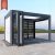 6M Aluminum Louvered Pergola Traffic White Anthracite Grey Adjustable Shading Weatherproof Outdoor Patio Garden Backyard Pergola