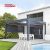 Modern Aluminum Pergola Kits with Best Anchors Bracket Shade Arch Powder Coated Frame Backyard Patio Garden Retractable Pergola