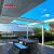 Retractable Metal Manual Pergola Garden Outdoor Bioclimatic Use in Factory - Ideal Sunshade and Windbreak Retractable Pergola