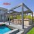 High - Quality Waterproof Electric Folding Louvered Canopy Gazebo Outdoor Living Patio Garden Balcony Sale Retractable Pergola