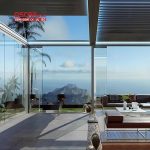 Roof Pavilion Aluminum Tent with Powder Coated Frame Modern Style Luxury Design Backyard Patio Picnic Retractable Pergola