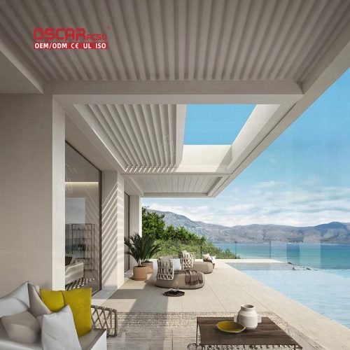 Modern Aluminum Pergola Kits with Best Anchors Bracket Shade Arch Powder Coated Frame Backyard Patio Garden Retractable Pergola