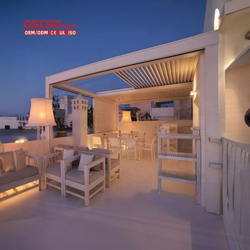 Sunshade Sunshine Room Villa Outdoor Gazebo with Arches and Pergolas Garden Courtyard and Outdoor Use Retractable Pergola