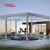 Retractable 5M 4M 3M Aluminum Waterproof Awning with Acrylic Fabric Unique Design Balcony Patio Garden Retractable Pergola