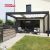 Shading and Ventilating Structures Outdoor Dining Lounging and Relaxing European Style Outdoor Shelters Retractable Pergola