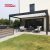 Motorized Powder - Coated Aluminum Louvered Solar - Powered Adjustable Pergola Garden Patio Backyard Retractable Pergola