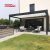 Outdoor Rain - Resistant Motorized Aluminum Frame Louvered Structure with Led Lighting Garden Patio Backyard Retractable Pergola