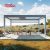 3X4 Adjustable Louvered Sunshade Outdoor Patio Garden Cover Retractable Pergola