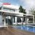 Bioclimatic Aluminum Pergola with Powder - Coated Shutters Outdoor Garden and Patio Ideal European Climate Retractable Pergola