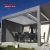 Set with Sun Shading and Ventilation Functions Stylish Modern Outdoor Patio Garden Backyard Relaxing Retractable Pergola