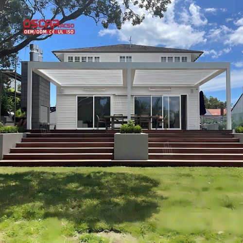 Outdoor Furniture Set with Led Lighting Back Yard and Outdoor Spaces Ideal Bioclimatic Pergola Settings Retractable Pergola