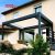 Customized Waterproof Aluminium Louvered Outdoor Arches Garden Patio and Poolside Retractable Pergola