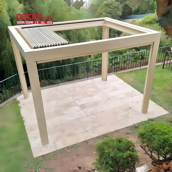 3X4 Aluminium Gazebo Metal Sunroom Rodent Proof Sustainable indoor Outdoor Wedding Party Camping Retractable Pergola