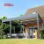 Outdoor Electric Waterproof Bioclimate Roof Louver Blade Pergola with Ip65 Motor Gardens Patios Backyards Retractable Pergola