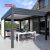 Motorized Adjustable Outdoor Metal Waterproof Louvered Canopy Garden Patio Backyard Retractable Pergola