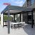 Waterproof Sunshading Outdoor Louvered Roof Cover System Garden Patio and Yard Aluminum Gazebo Retractable Pergola