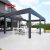 Waterproof Motorized Led Lighting Opening Louvre Pergola System with Support Posts Patio Garden Backyard Retractable Pergola