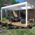 Water - Resistant Sun - Blocking Louvered Outdoor Shading Structure Garden Patio Backyard 3X3M 3X12M Retractable Pergola