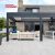 Retractable Waterproof Aluminum Louvered Roof Patio Deck Outdoor with Led Lighting Garden Balcony Backyard Retractable Pergola