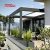 Waterproof Motorized Louvered Roof Awning Patio Garden Balcony Bioclimatic Shading System Retractable Pergola