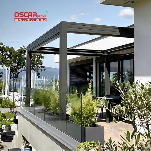 Outdoor Aluminium Pergola 3X6M 10X10M 5X7M Garden Patio Backyard Shading Decorating Retractable Pergola
