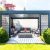 Outdoor Adjustable Aluminum Louvre Roof Kit Garden Patio Balcony Shading Ventilating Retractable Pergola