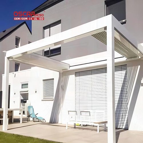 Portable Bioclimat Outdoor Pergolas Backyard Patio Garden Ideal Relaxing Entertaining Retractable Pergola