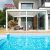 Outdoor Louvered Cover with Led Light Terrace Patio Garden Retractable Pergola