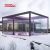 Outdoor Aluminum Louvered Pergola with Automatic Roof and Rain Sensor Garden Patio Backyard Retractable Pergola