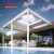 Aluminum Outdoor Louvre Shade Patio Roof Garden Arch and Gazebo Bioclimatic Louvre Shelter Outdoor Use Retractable Pergola