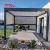 6X4 5X4 Customizable Modern Garden Aluminum Pergola with Retractable Louvered Roof Patio Backyard Outdoor Retractable Pergola