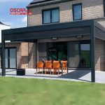 Ventilation Uv - Resistant Diy Outdoor Shading Patio Bioclimate Pergola Set Garden Backyard Poolside Retractable Pergola