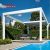 Motorised Adjustable Aluminium Louvered Pergola 4X6M Set Garden Patio Backyard Outdoor Retractable Pergola