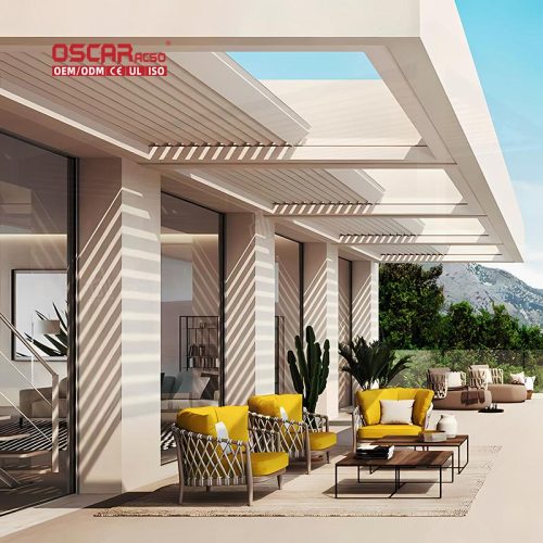 Shading and Ventilating Structures Outdoor Dining Lounging and Relaxing European Style Outdoor Shelters Retractable Pergola