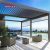 Louvered Bioclimatic Pergola Arches Arbours with Side Sun Screen Garden Patio Backyard Diy Easy - Adjust Retractable Pergola