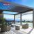 Outdoor Bioclimatic Louver Roof System Kit Gardens Patios Balconies Aluminum Metal Pavilion Retractable Pergola