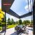 Waterproof Opening Aluminium Louvre Roof Outdoor Garden Bioclimatic Space Ideal Patio Backyard Courtyard Retractable Pergola