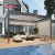 Outdoor Furniture Garden Sets Patio Balcony Yard with Sunshade and Rain  Proof Features Creative Stylish Retractable Pergola