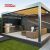 Modern Free - Standing Aluminium Louver System Motorized Gazebo Commercial Outdoor and Garden Use Retractable Pergola