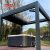 Retractable Outdoor Aluminium Louvered Brackets Motorized Roof Bioclimatic Gazebo Garden Patio Backyard Retractable Pergola