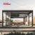 Customized Bioclimatic New Design Waterproof Louvered Outdoor Motorized Pergolas Garden Patio Poolside Retractable Pergola