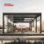 Waterproof Sunshading Motorized Outdoor Aluminium Louvres Bioclimatic Roof Patio Garden Balcony Retractable Pergola