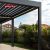 Outdoor Waterproof 3X3M 3X4M Motorized Louver Aluminum Bioclimatic Pergola Patio Garden Backyard Retractable Pergola