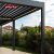 Aluminum Sun Shade Louver Blade Adjustable Roof Outdoor Patio Garden Terrace Bioclimatic innovative Design Retractable Pergola