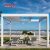 Outdoor Shading Ventilating Stylish Modern Aluminum Structure Patio Garden Courtyard Outdoor Structure Retractable Pergola