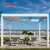 Aluminium Outdoor Shading Privacy Protection Backyard Patio Garden Pergola Blinds Courtyard Balcony Terrace Retractable Pergola