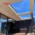 Diy Adjustable Electric Aluminum 3X3 Roof Louvered Pergola with Glass Door Garden Patio Backyard Retractable Pergola
