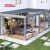 Outdoor Wind - Resistant Waterproof Covers Terrace and Sheds Ideal Backyard Patio and Garden Retractable Pergola